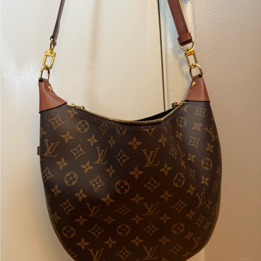 Louis Vuitton Brown Monogram Hobo Bag